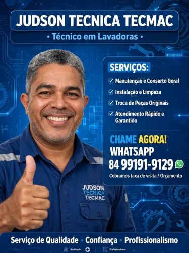 Conserto máquinas de lavar roupas
