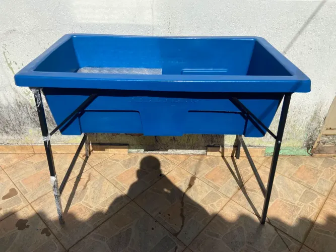 Banheira Pet Nova (nunca usada) - Cor azul