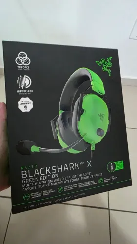 Fone Razer Blackshark V2 X Green Edition