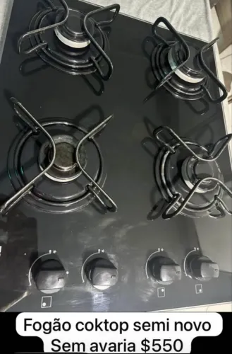 Vendo fogão cooktop