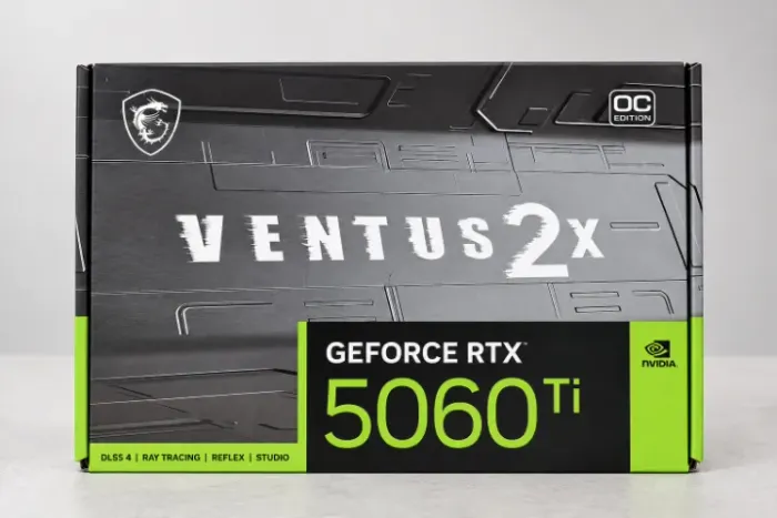 Placa de Vídeo MSI RTX 5060 Ti Ventus 2X OC 8GB GDDR7
