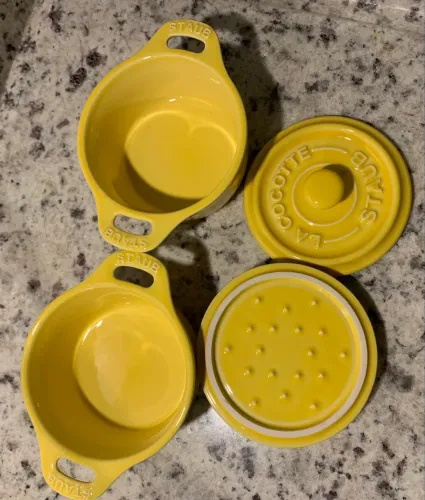 2 mini caçarolas gourmet La Cocotte (10cm diâmetro)