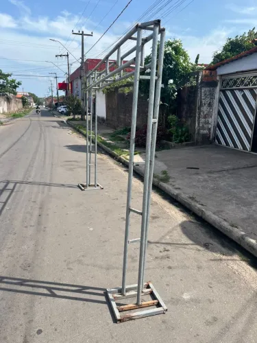 Estrutura Metálica para Eventos / Portal / Suporte Banner - Aluguel