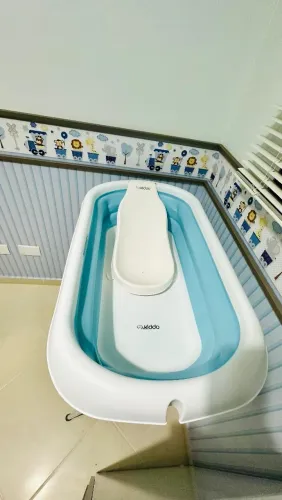 Banheira Para Bebê Flex Com Suporte Kiddo (NOVA)