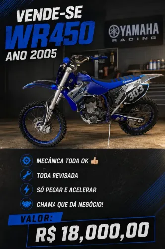 Vende-se wr450 2005 