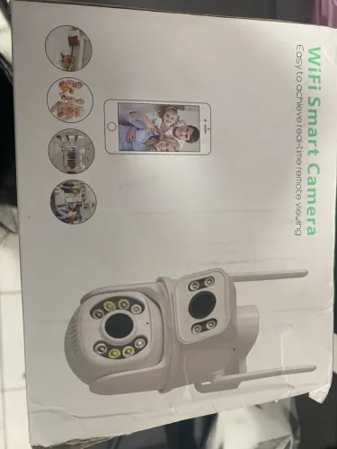 4mp Câmera Wifi 1 Lente Fixa Outra Móvel Rastro E Tela Dupla