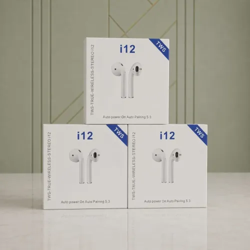 Fone de Ouvido Sem Fio i12 TWS Bluetooth 5.3