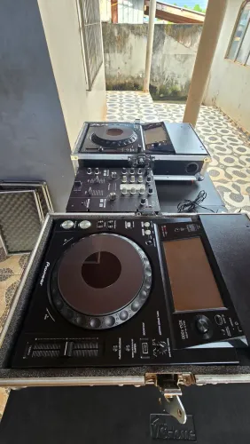 SETUP COMPLETO  PAR XDJ 1000+MIXER PIONEER 