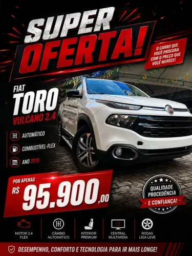 Fiat Toro Volcano 2.4 16V Flex Aut. 2019