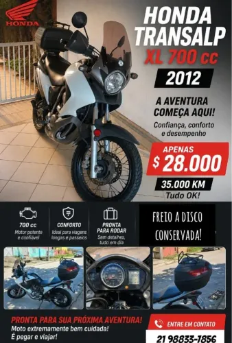 Honda Transalp XL 700 2012