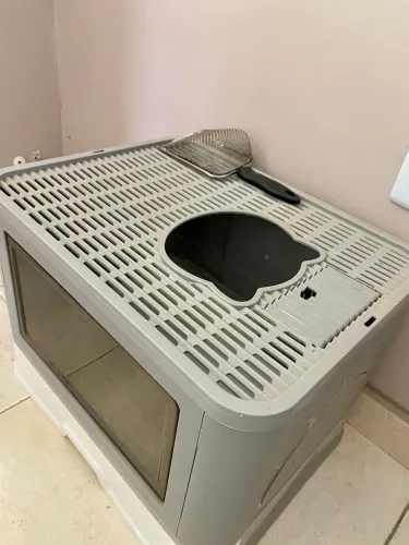 Caixa de areia para gato 