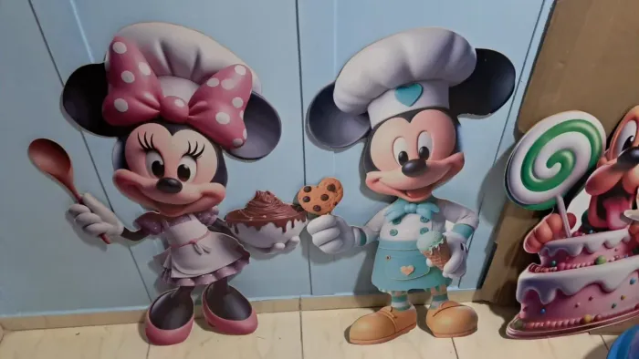 Mickey Confeiteiro em MDF