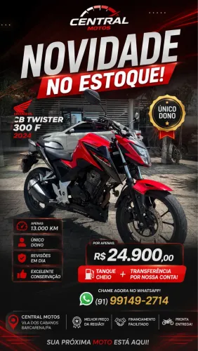 HONDA CB 300F TWISTER 2024 13000km