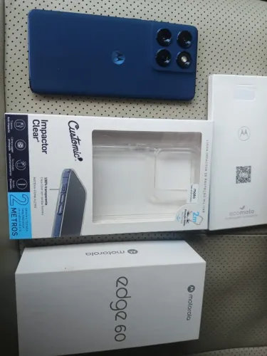 Celular ed60 512 gb  novo na caixa com nota fiscal, capa e película personalizadas 