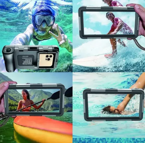 Capinha de celular universal a prova d?água 2 gerações mergulho 15 metros de profundidade