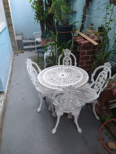 Mesa para jardim com cadeira 