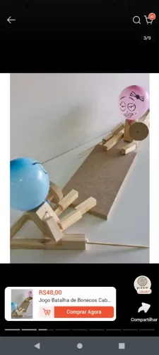 Jogo divertido fura balão apenas 10 reais 