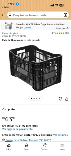 300 Caixas Arqplast 56x36x31 - Nova R$63 | Vendo por R$19