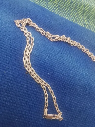 Corrente de prata 925 original tipo tijolinho