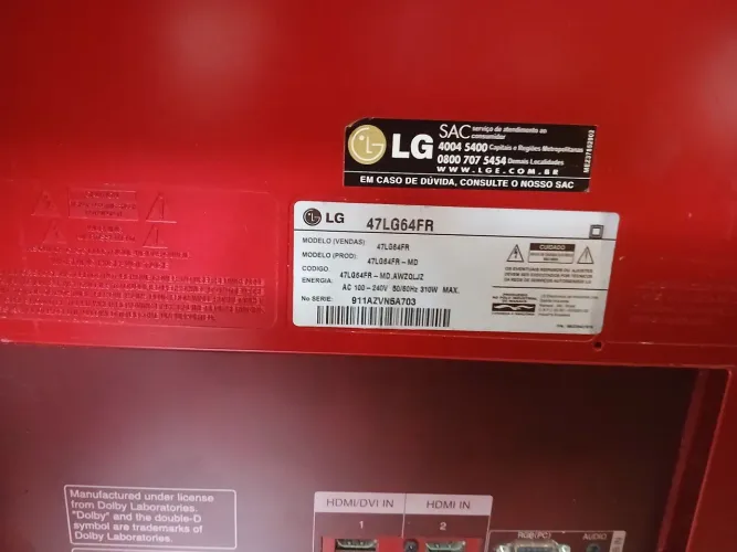 Tv pra arrumar ou retirar peças 100reais 