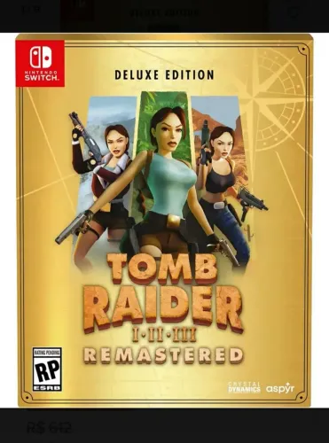 Tomb Raider I-III Remastered Deluxe Edition Switch