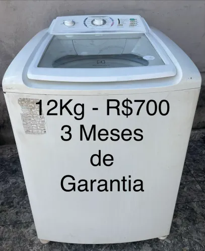 Lavadora de Roupas Eletrolux 12Kg
