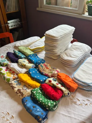 Kit de Fraldas de Pano Dipano - 71 peças | R$ 900,00 tudo