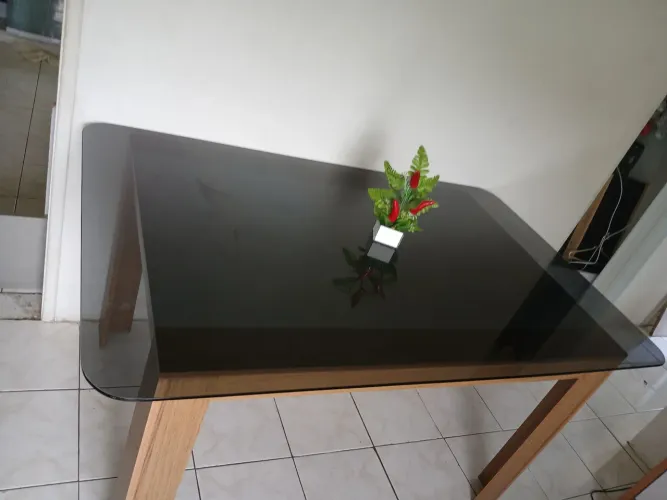 Tampão de vidro pra mesa