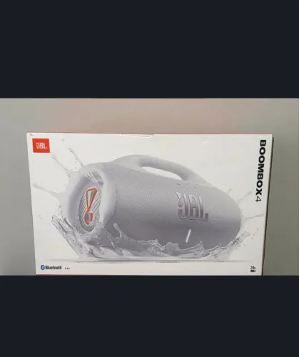 JBL BOOMBOX 4 BRANCA LACRADA