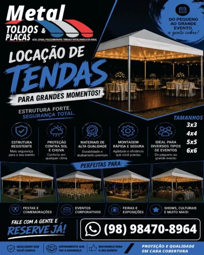 Alugo tenda