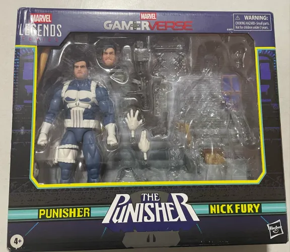 The Punisher. Marvel Gamerverse. Justiceiro. Marvel Legends. Hasbro. Escala 1:12.