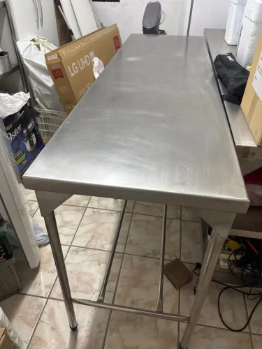 BANCADA DE INOX 180 X 55 X 92 - OPORTUNIDADE ÚNICA