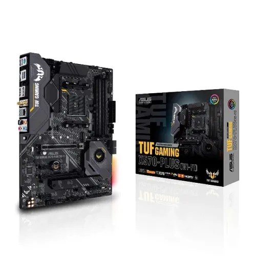 ASUS X570 AM4 TUF GAMING X570-PLUS (WI-FI) compatível com Ryzen 5 5600G 5600/Ryzen 7 5700x
