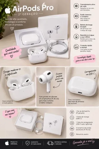 AirPods Pro ? Fone Bluetooth Premium