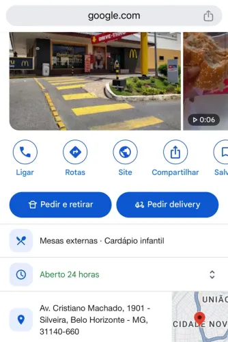 Atendente Méqui Cristiano Machado