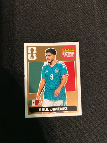 Raul Jiménez Extra Sticker Ouro copa 2026
