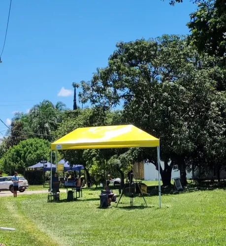 Tenda Piramidal 6x3m nova- Vendo ou troco