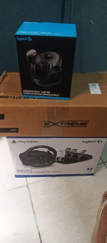 Volante Logitech g923 + cambio + suporte