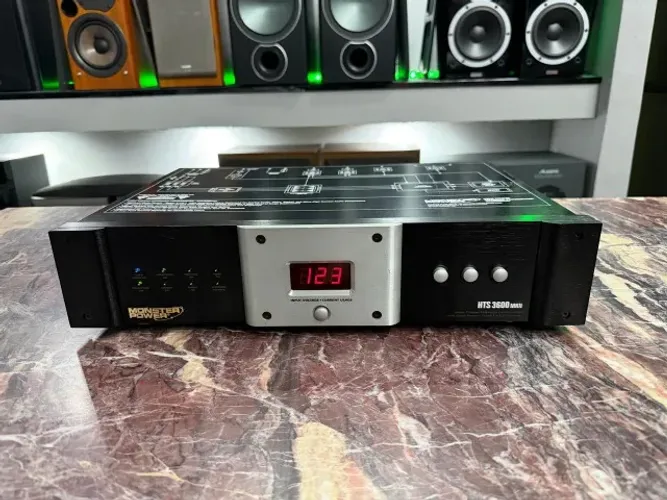 Amplificador Potência Monster Power Hts 3600 Mkii - Receiver Jbl Som Hifi Hiend Toca Disco
