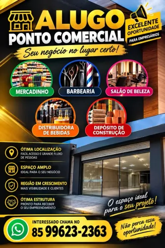 Alugo ponto comercial 