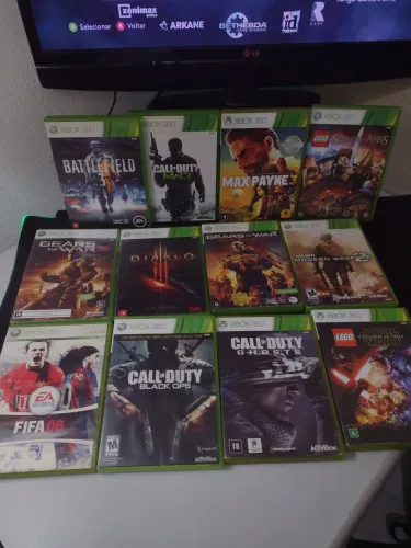 Lote de jogos originais para Xbox 360