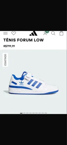 Adidas fórum low azul