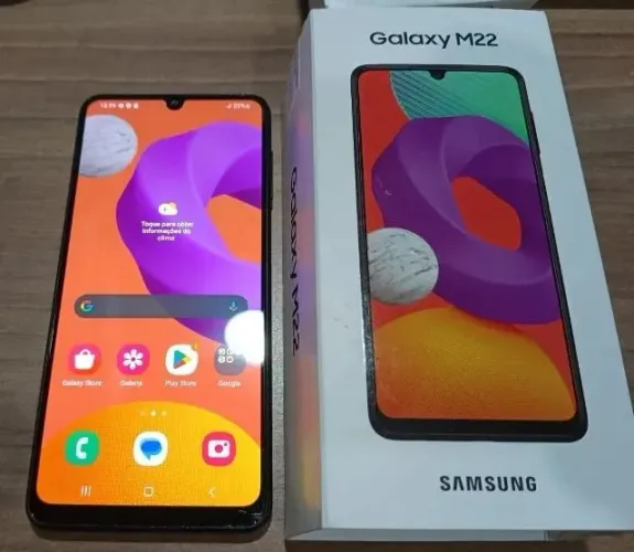 Samsung Galaxy M22 128GB + Caixa Original | Funcionando Perfeitamente