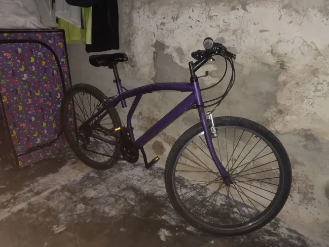 Bicicleta aro 26, 7 marchas, marca houston