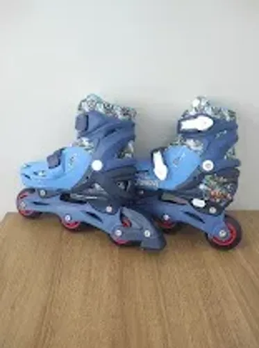 Patins Vingadores Inline 2 em 1 Tamanho 31-34