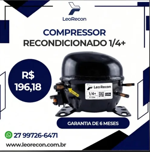 Compressor  1/4+ HP modelo: EMR80 