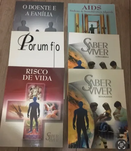 COLEÇÃO SABER VIVER - 6 LIVROS DE SAÚDE