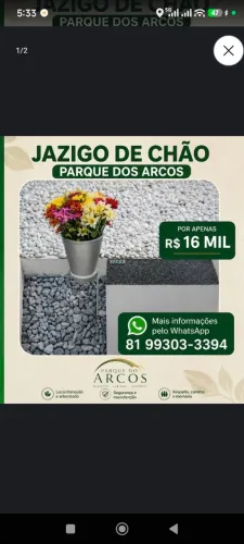 Jazigo parque dos arcos caruaru