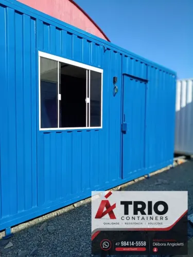 Container 6m escritório com banheiro