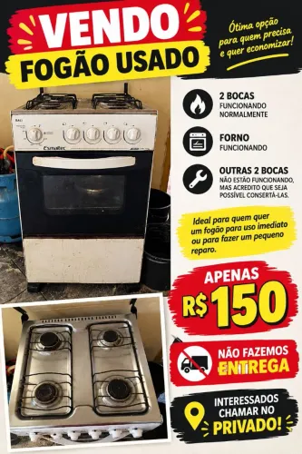 Fogão 4 bocas